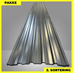 Trapezplade MTP 35 - 2. sortering - 13 stk. af 8036 mm - Antracitgr� - 104,4 m�