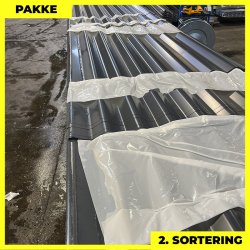 Sinus 35 - 2. sortering - 28 stk. af 2590-6250 mm - Antracitgr� - 121 m�