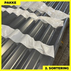 Sinus 35 - 2. sortering - 28 stk. af 2590-6250 mm - Antracitgr� - 121 m�