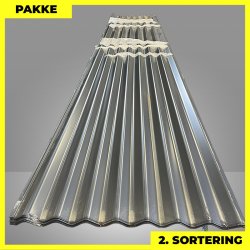 Sinus 35 - 2. sortering - 28 stk. af 2590-6250 mm - Antracitgr� - 121 m�