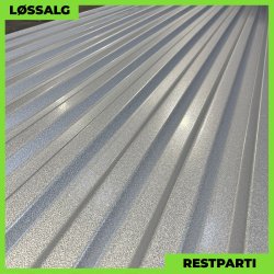 Trapezplade MTP 20 - Restparti - 5836 mm - 0,75 mm - Aluzink