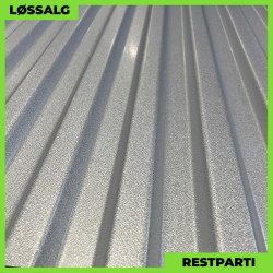 Trapezplade MTP 20 - Restparti - 5836 mm - 0,75 mm - Aluzink