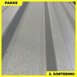 Trapezplade MTP 21 - 2. sortering - 8 stk. af 5940 mm - Antracitgr� - 49,1 m�