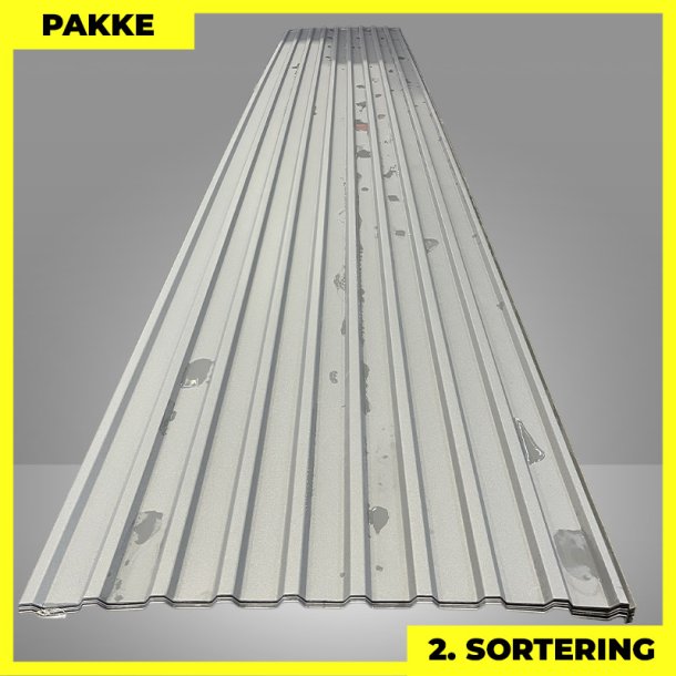 Trapezplade MTP 21 - 2. sortering - 8 stk. af 5940 mm - Antracitgr� - 49,1 m�