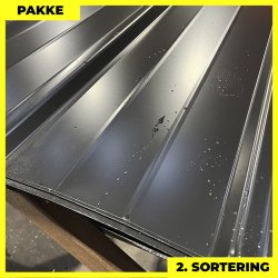 Pandeplade MTP 20/220 - 2. sortering - 10 stk. af 2070 mm - Sort - 22,3 m�