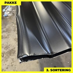 Sinus 35 m/ dug - 2. sortering - 16 stk. af 5100 mm - Sort - 81,6 m�