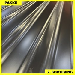 Sinus 35 m/ dug - 2. sortering - 16 stk. af 5100 mm - Sort - 81,6 m�