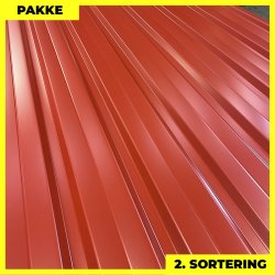 Trapezplade MVP 20/100 - V�g - 2. sortering - 5 stk. af 4650 mm - Svenskr�d - 24,9�m�