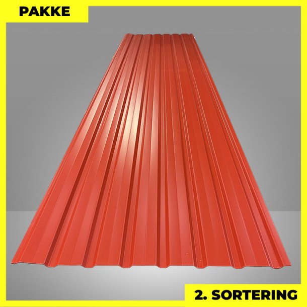 Trapezplade MVP 20/100 - V�g - 2. sortering - 5 stk. af 4650 mm - Svenskr�d - 24,9�m�