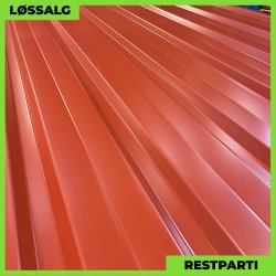 Trapezplade MVP 20/100 - Restparti - 4550 mm - 0,4 mm - Svenskr�d