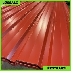 Trapezplade MVP 20/100 - Restparti - 4550 mm - 0,4 mm - Svenskr�d