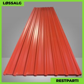 Trapezplade MVP 20/100 - Restparti - 4550 mm - 0,4 mm - Svenskr�d