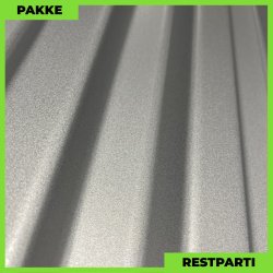 Trapezplade MTP 20 - Restparti - 20 stk. af 4100 mm - 0,6 mm - Mat Silver - 82 m&sup2;
