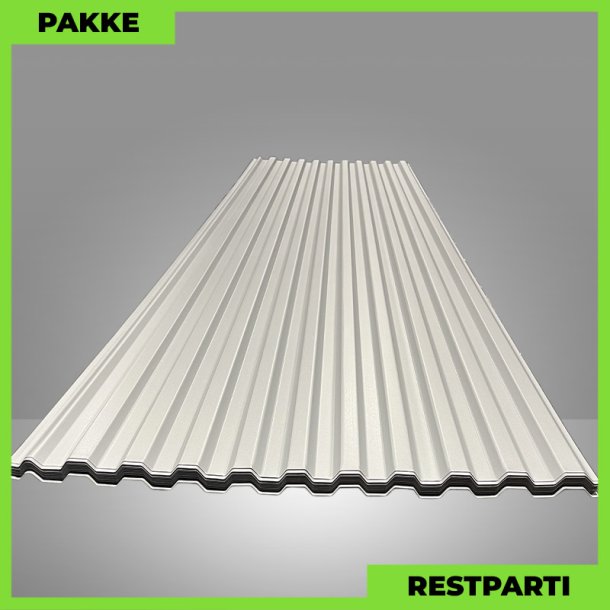 Trapezplade MTP 20 - Restparti - 20 stk. af 4100 mm - 0,6 mm - Mat Silver - 82 m&sup2;
