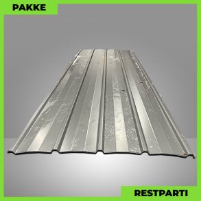 Pandeplade MTP 20/220 - Restparti - 14 stk. af 4100 mm - 0,5 mm - M�rk Silver - 61,9 m&sup2;