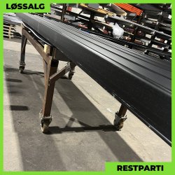 Trapezplade MTP 35 m/ dug - Restparti - 5000 mm - 0,5 mm - Mat Sort