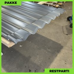 Sinus 35 m/ markering - Restparti - 20 stk. af 4430 mm - 0,5 mm - Antracitgr� - 89,4 m�