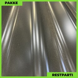 Sinus 35 m/ markering - Restparti - 20 stk. af 4430 mm - 0,5 mm - Antracitgr� - 89,4 m�