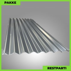 Sinus 35 - Restparti - 23 stk. af 3000 mm - 0,5 mm - Antracitgr� - 69,6 m�