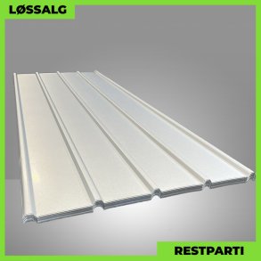 Pandeplade MTP 20/220 - Restparti - 3000 mm - 0,6 mm - Aluzink