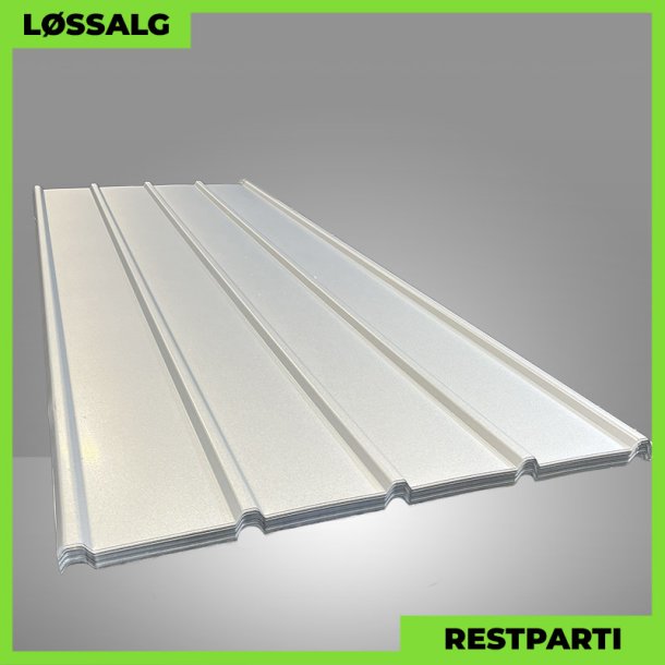 Pandeplade MTP 20/220 - Restparti - 3000 mm - 0,6 mm - Aluzink