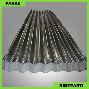 Sinus 35 m/ markering & dug - Restparti - 43 stk. af 4345 mm - 0,5 mm - Sort - 188,7 m�