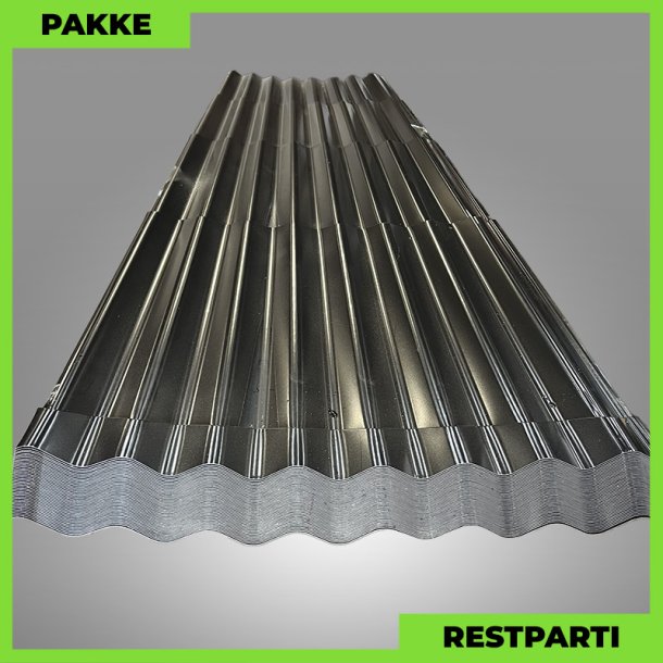 Sinus 35 m/ markering &amp; dug - Restparti - 43 stk. af 4345 mm - 0,5 mm - Sort - 188,7 m�