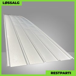 Pandeplade MTP 20/220 - Restparti - 7500 mm - 0,5 mm - Aluzink