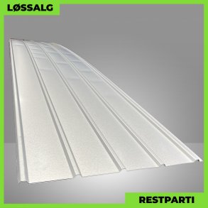 Pandeplade MTP 20/220 - Restparti - 7500 mm - 0,5 mm - Aluzink