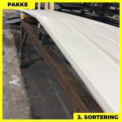 Pandeplade MTP 20/220 - 2. sortering - 7 stk. af 6700 mm - Mat Lysegr� - 50,6 m�