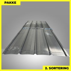 Pandeplade MTP 20/220 - 2. sortering - 20 stk. af 1100-3670 mm - Mat Sort - 58,7 m�