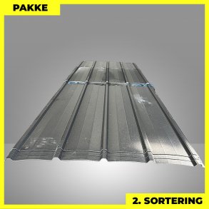 Pandeplade MTP 20/220 - 2. sortering - 20 stk. af 1100-3670 mm - Mat Sort - 58,7 m�