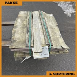 Teglstensprofil Eva Panna - 3. sortering - 126 stk. af 470 mm - Brun - 65,1 m�