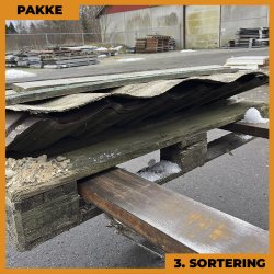 Teglstensprofil Eva Panna - 3. sortering - 126 stk. af 470 mm - Brun - 65,1 m�