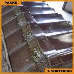 Teglstensprofil Eva Panna - 3. sortering - 126 stk. af 470 mm - Brun - 65,1 m�