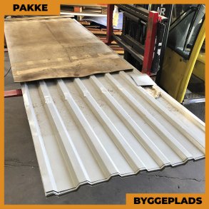 Trapez MVP 18 - Byggepladsplader - 22 stk. af 3000 - Forskellige farver - 52,8 m²