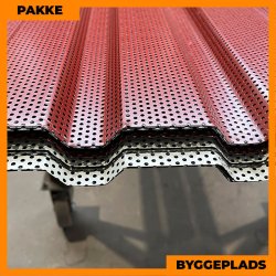 Trapezplade MVP 21 Perforeret - 3. sortering - 20 stk. af 3000 mm - Forskellige farver - 62,1 m�