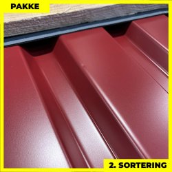 Trapez MVP 21 - 2. sortering - 9 stk. af 3000 mm - M�rker�d - 27,9 m�