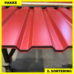 Trapez MVP 21 - 2. sortering - 14 stk. af 3000 mm - M�rker�d - 43,4 m�