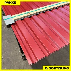 Trapez MVP 21 - 2. sortering - 14 stk. af 3000 mm - M�rker�d - 43,4 m�