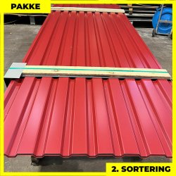 Trapez MVP 21 - 2. sortering - 14 stk. af 3000 mm - M�rker�d - 43,4 m�