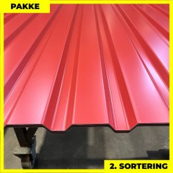 Trapez MVP 21 - 2. sortering - 14 stk. af 3000 mm - M�rker�d - 43,4 m�