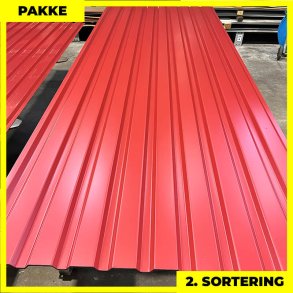 Trapez MVP 21 - 2. sortering - 14 stk. af 3000 mm - M�rker�d - 43,4 m�