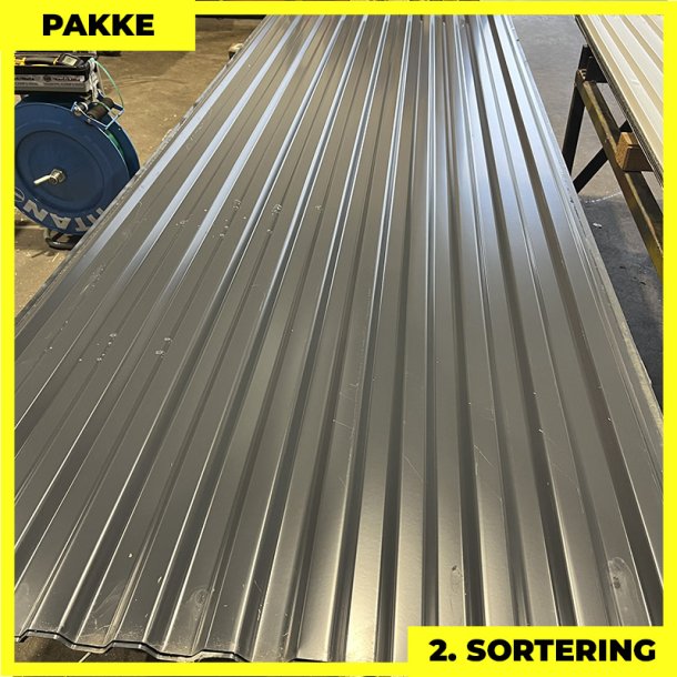Trapez MTP 20 - 2. sortering - 5 stk. af 3000 mm - Antracitgr - 15 m
