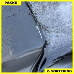 Teglstensprofil Traditionel - 2. sortering - 41 stk. af 2920 mm - Sort - 129,3 m&sup2;