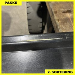 Pandeplade MTP 20/220 - 2. sortering - 4 stk. af 3000 mm - Sort - 12,9 m&sup2;