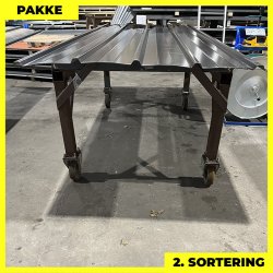 Pandeplade MTP 20/220 - 2. sortering - 4 stk. af 3000 mm - Sort - 12,9 m&sup2;