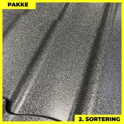 Teglstensprofil Traditionel - 2. sortering - 5 stk. af 2920 mm - Sort - 15,7 m