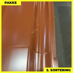 Teglstensprofil Traditionel - 2. sortering - 18 stk. af 2920 mm - Teglrd - 56,7 m&sup2;