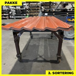 Teglstensprofil Traditionel - 2. sortering - 18 stk. af 2920 mm - Teglrd - 56,7 m&sup2;